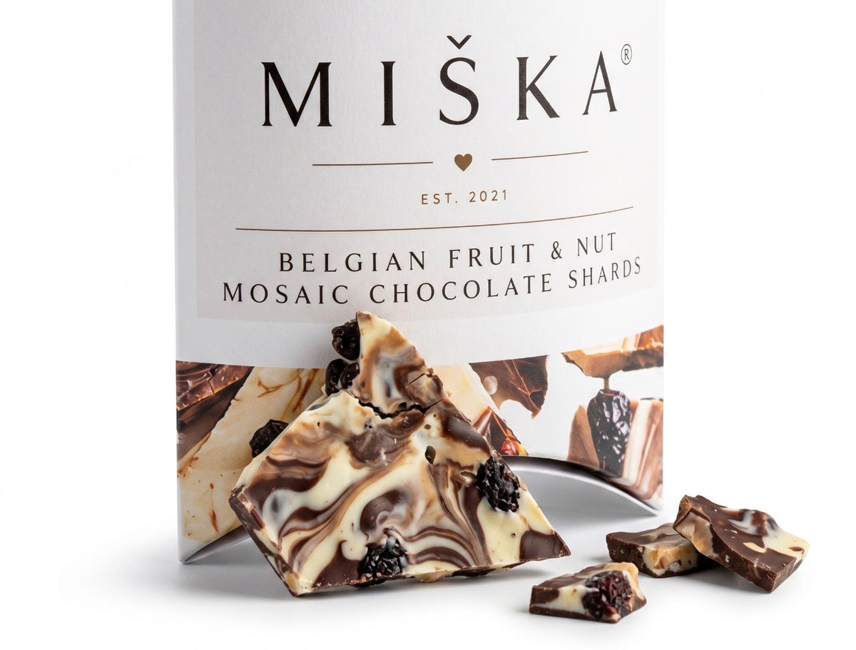 Belgian Chocolate Fruit & Nut Mosaic Shards Pouch