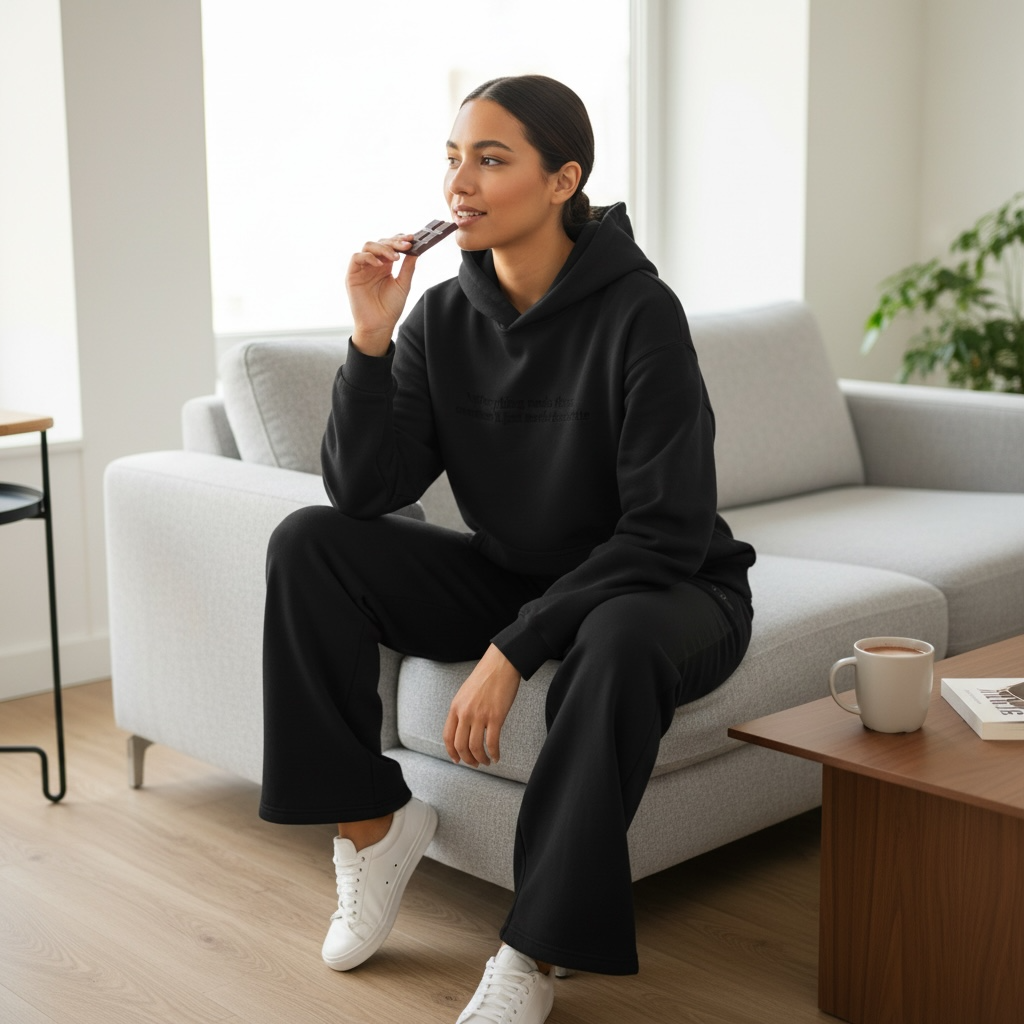 Miška Hoodie Set BLACK