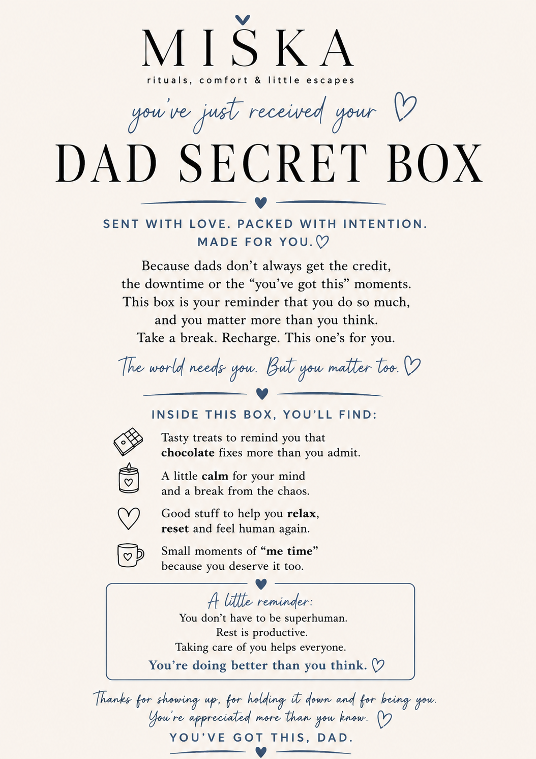 DAD SECRET BOX