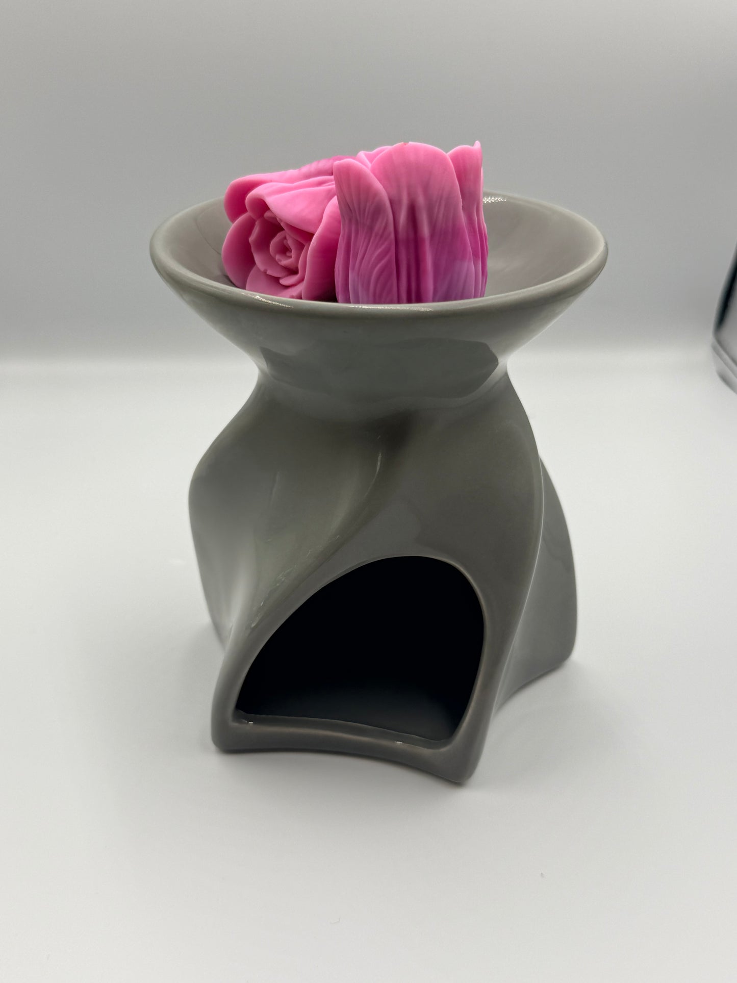 WAX BURNER SWIRL GREY