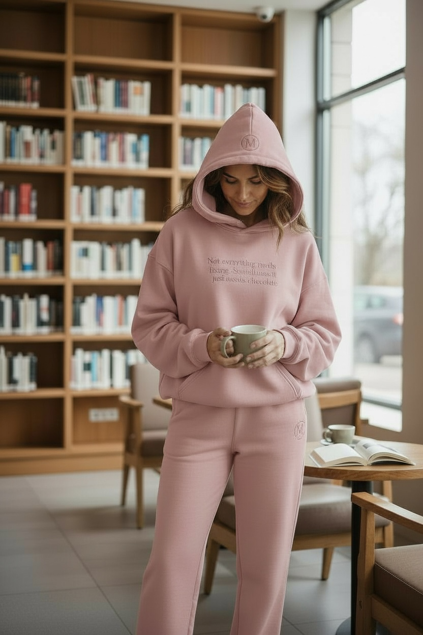 Miška Hoodie Set DUSTY PINK